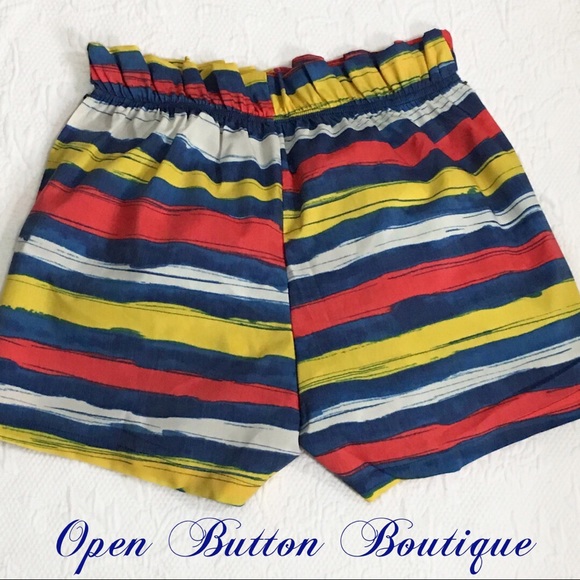 🌈 Rainbow Waves Multi Stripe Shorts - Picture 7 of 7